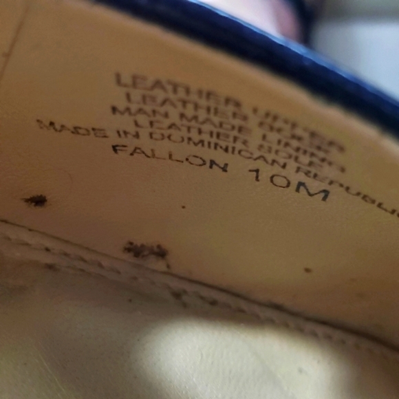 Antonio Melani Fallon Shoes Black Leather Heels Size 10 - Picture 13 of 14